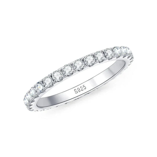 Moissanite Eternity Band