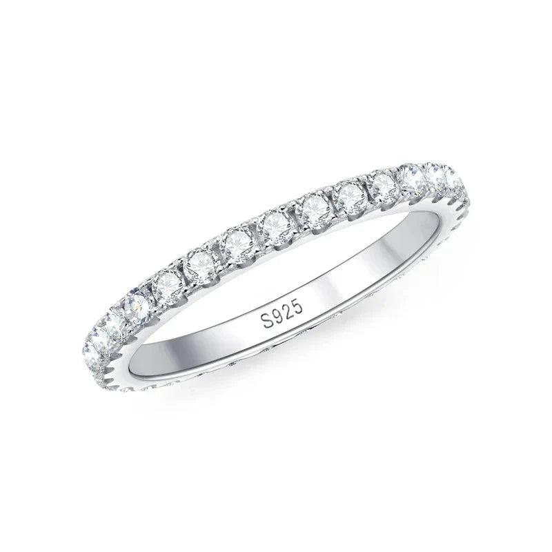 Moissanite Eternity Band
