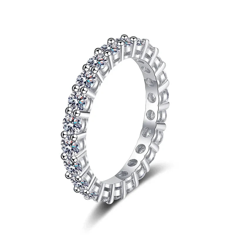 Moissanite Eternity Band