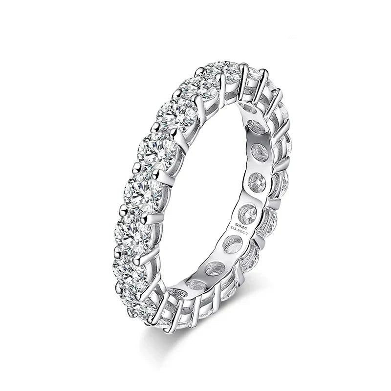 Moissanite Eternity Band