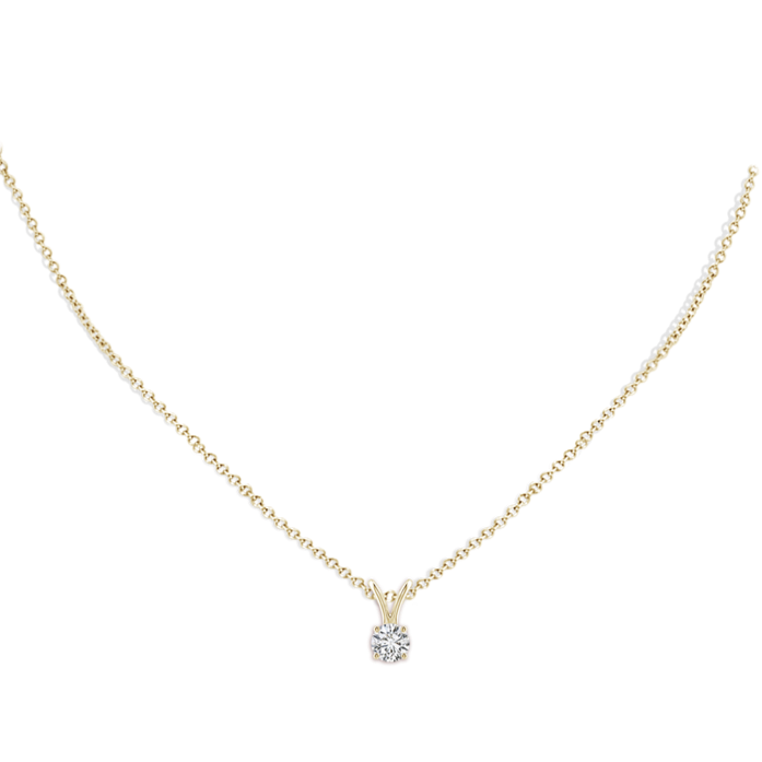 Moissanite Solitaire Pendant