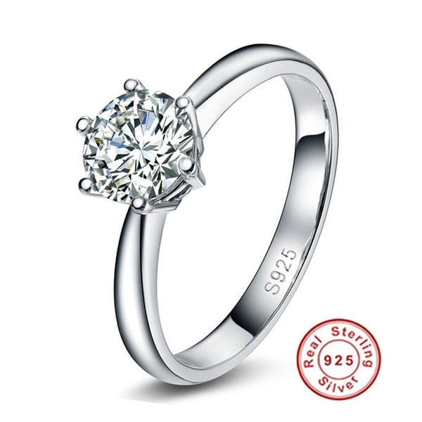 Moissanite 1ct Solitaire Ring