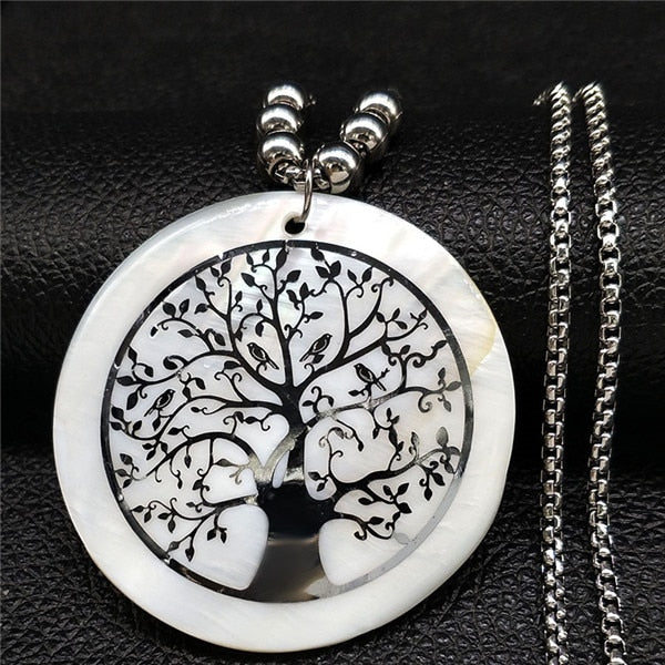 Opal Tree of Life Necklace