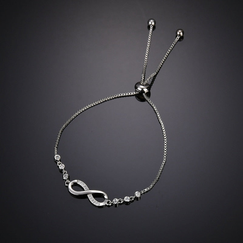 Infinity Charm Bracelet Discounted