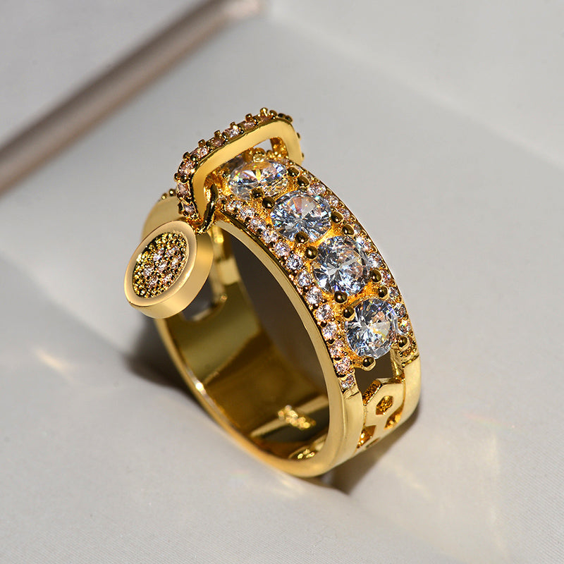 Cluster Band Ring